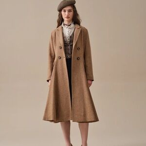 Linennaive The Roman Holiday 17 100% Wool Classic Coat
